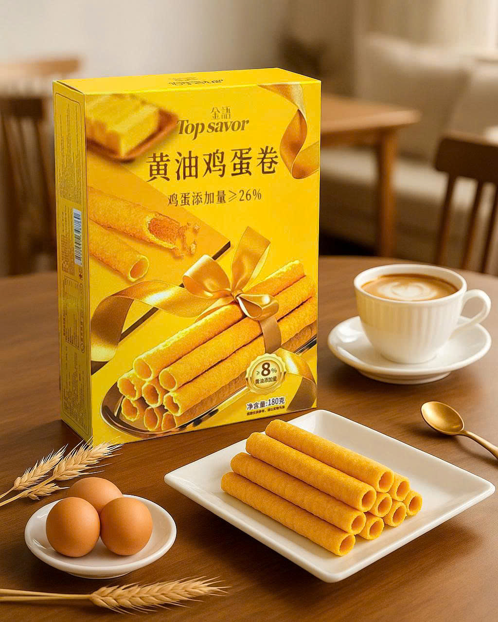 Bánh trứng cuôn Đài Loan